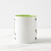 Sittich-Vogel  Zweifarbige Tasse (Mittel)