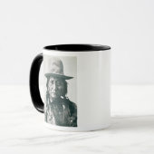 Sitting Bull (1831-1890) (b/w Foto) Tasse (Vorderseite Links)