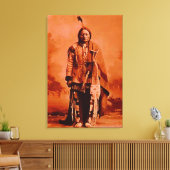 "Sitting Bull" auf LEINWAND Indianerrending (Insitu (Wohnzimmer))