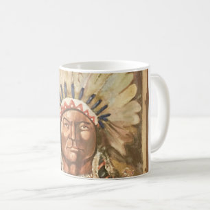 Sitting Bull indianischer Häuptling Kaffeetasse