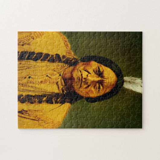 Sitting Bull Indigenous Chef Puzzle (Horizontal)