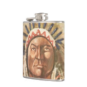 Sitting Bull Indischer Chef Flachmann (Links)