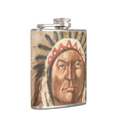 Sitting Bull Indischer Chef Flachmann (Rechts)