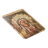 Sitting Bull Indischer Chef Magnet (Rechte Seite)