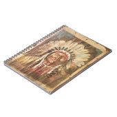 Sitting Bull Indischer Chef Notizblock (Linke Seite)