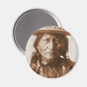 Sitting Bull Magnet (Vorderseite/Rückseite)