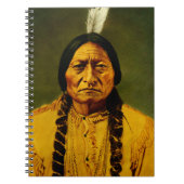 Sitting Bull Native American First Nations Chef Notizblock (Vorderseite)