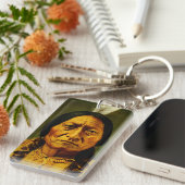 Sitting Bull Native American First Nations Chef Schlüsselanhänger (Vorderseite rechts)