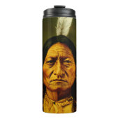 Sitting Bull Native American First Nations Chef Thermosbecher (Vorderseite)