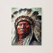 Sitting Bull Puzzle (Vertikal)