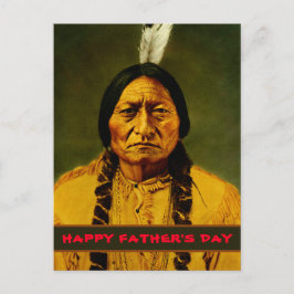 Sitting Bull Tribal Indianertag des amerikanischen Postkarte