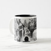 Sitting- Bullrat, 1877 Zweifarbige Tasse (Vorderseite Links)