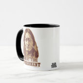 Sitting- Bullvertrauens-Regierungs-Tasse Tasse (Vorderseite Links)