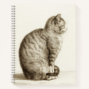 Sitting Cat - Jean Bernard Notizblock