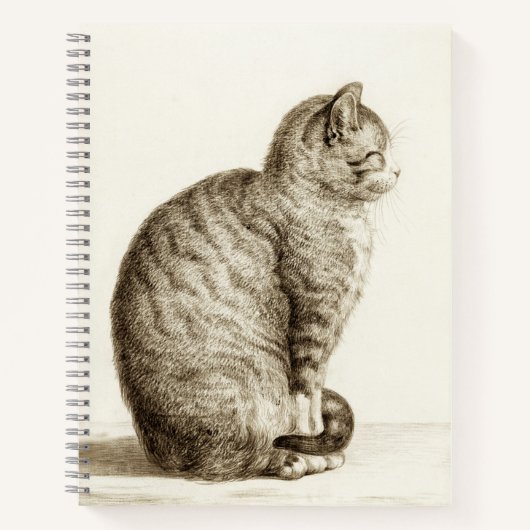 Sitting Cat - Jean Bernard Notizblock (Vorderseite)