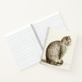 Sitting Cat - Jean Bernard Notizblock (Innenseite)