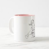 Sitting Fairy... Zweifarbige Tasse (Vorderseite Links)
