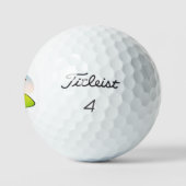 Sitting Fox - Wild Animal Customizable Golf Balls Golfball (Logo)
