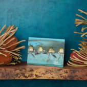 Sitting Frogs Fotoplatte (Seite)