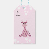 Sitting Giraffe Geschenkanhänger (Vorderseite)