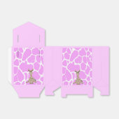 Sitting Giraffe Geschenkschachtel (Ungefaltet)