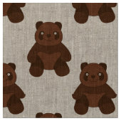 Sitting Teddy Bär Stoff (Nahaufnahme)