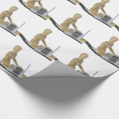 SittingOnFloorWithLaptop012915 Geschenkpapier (Ecke)