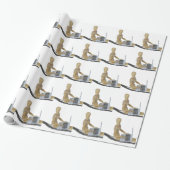 SittingOnFloorWithLaptop012915 Geschenkpapier (Ungerollt)
