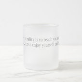 Sittlichkeitsgefühl Mattglastasse (Mittel)