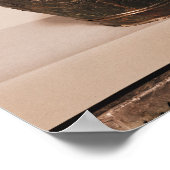 Situla mit drei dekorativen Repousen Poster (Ecke)