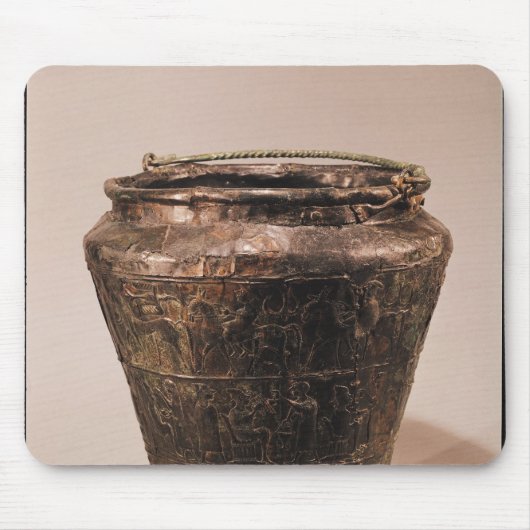 Situla mit drei repousse dekorativen Bändern Mousepad (Vorne)