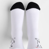 Sitz-Bleib-Liebe Westie Socken (Oben)