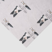 Sitz. Bleib. Snack. | Graue und beige Verpackungst Seidenpapier (Ausschnitt)