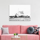 Sitz der Sanitärkommission Leinwanddruck (Insitu (Wohnzimmer))