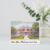 Sitz des Gouverneurs, Annapolis, Maryland Postkarte (Stehend Vorderseite)