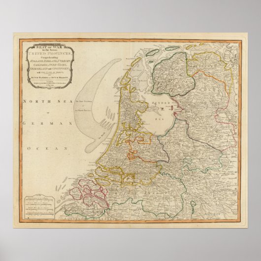 Sitz des Krieges Vereinte Provinzen Poster (Vorne)
