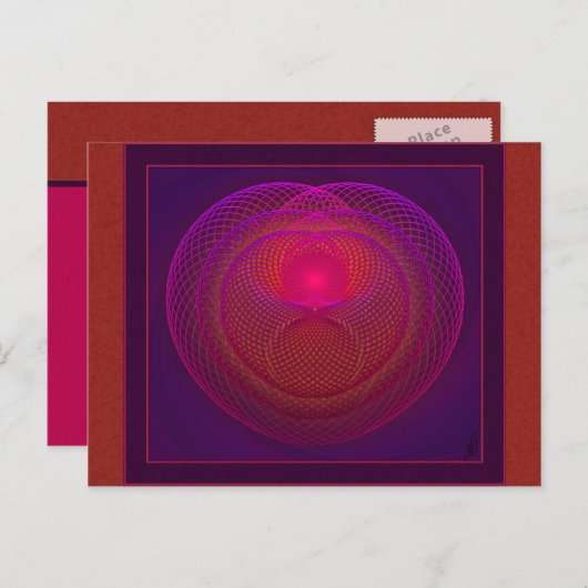 Sitz des Souls Postkarte (Vorne/Hinten)