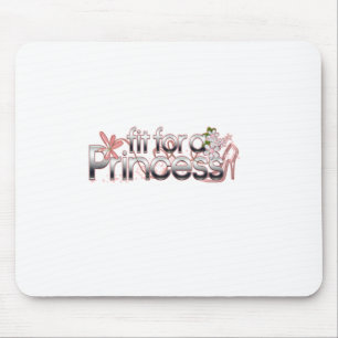 Sitz für eine Prinzessin Girl Glass Slipper Mousepad