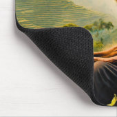 Sitz in der Stille Mousepad (Ecke)