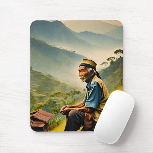 Sitz in der Stille Mousepad (Mit Mouse)
