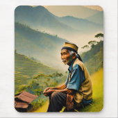 Sitz in der Stille Mousepad (Vorne)