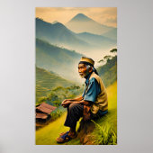 Sitz in der Stille Poster (Vorne)