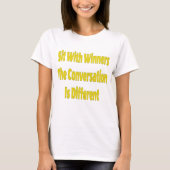 Sitz mit Gewinnern T-Shirt (Vorderseite)