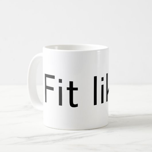 Sitz mögen? Tasse (Vorderseite Links)