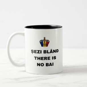 SITZ RUHIG, ES GIBT KEIN PROBLEM Zwei-Töne-Kaffeet Zweifarbige Tasse