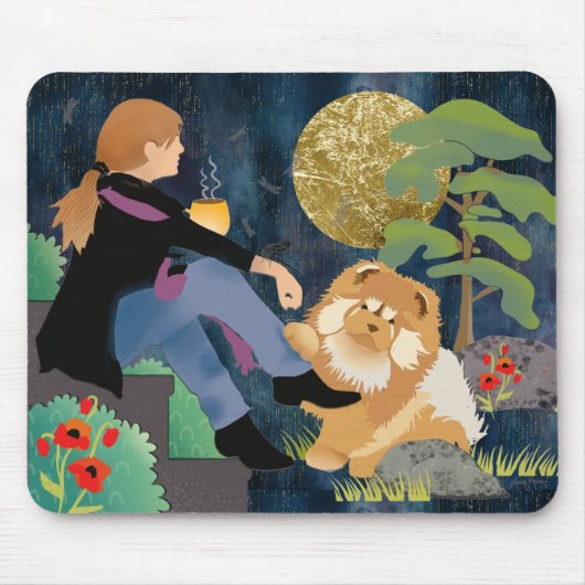SITZ UND THINKZ Chow - Mousepad (Vorne)