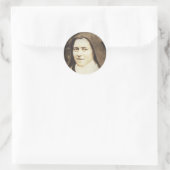 SITZ VON LISIEUX RUNDER AUFKLEBER (Tasche)