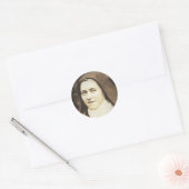 SITZ VON LISIEUX RUNDER AUFKLEBER (Umschlag)