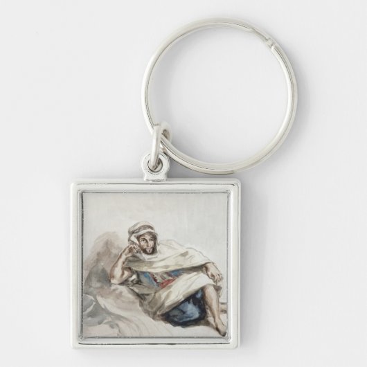 Sitzaraber Schlüsselanhänger (Vorne)