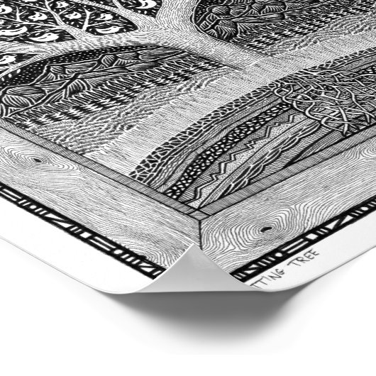 Sitzbaum Poster (Ecke)